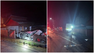 Accident cumplit în Suceava! Un bărbat a intrat cu mașina într-o autoutilitară și a murit pe loc