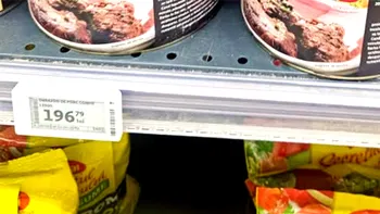 Conservă la 196 lei în Auchan. Ce conține, de fapt? Românii sunt scandalizați: „196 de ani sa stea acolo”
