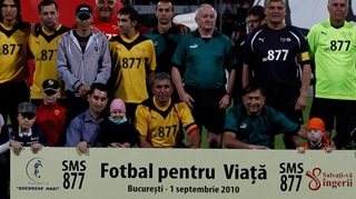 Meciul caritabil "Fotbal pentru viata" a strans 134.000 de euro!