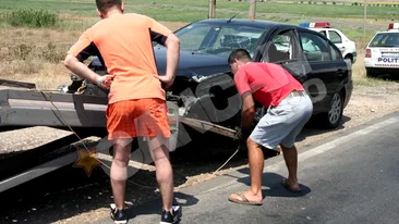 Accident cu noua victime la Faclia