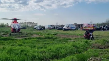 Accident grav în Călărași! Un șofer a încurcat accelerația cu frâna și a intrat într-un grup de persoane