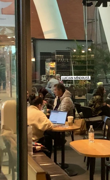 Lucian Mândruță s-a relaxat la mall