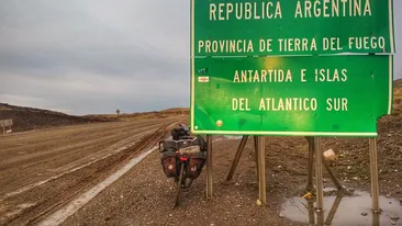 Radu Păltineanu, primul român care a traversat Americile pe bicicletă. Aventura sa a durat trei ani de zile