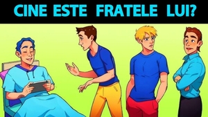Test de inteligență | Unul dintre acești 3 bărbați este fratele pacientului din imagine. Care?