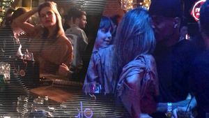 Anna Lesko, îmbrățișări năvalnice și sărut pe șest cu un cunoscut ”tripod” din showbiz