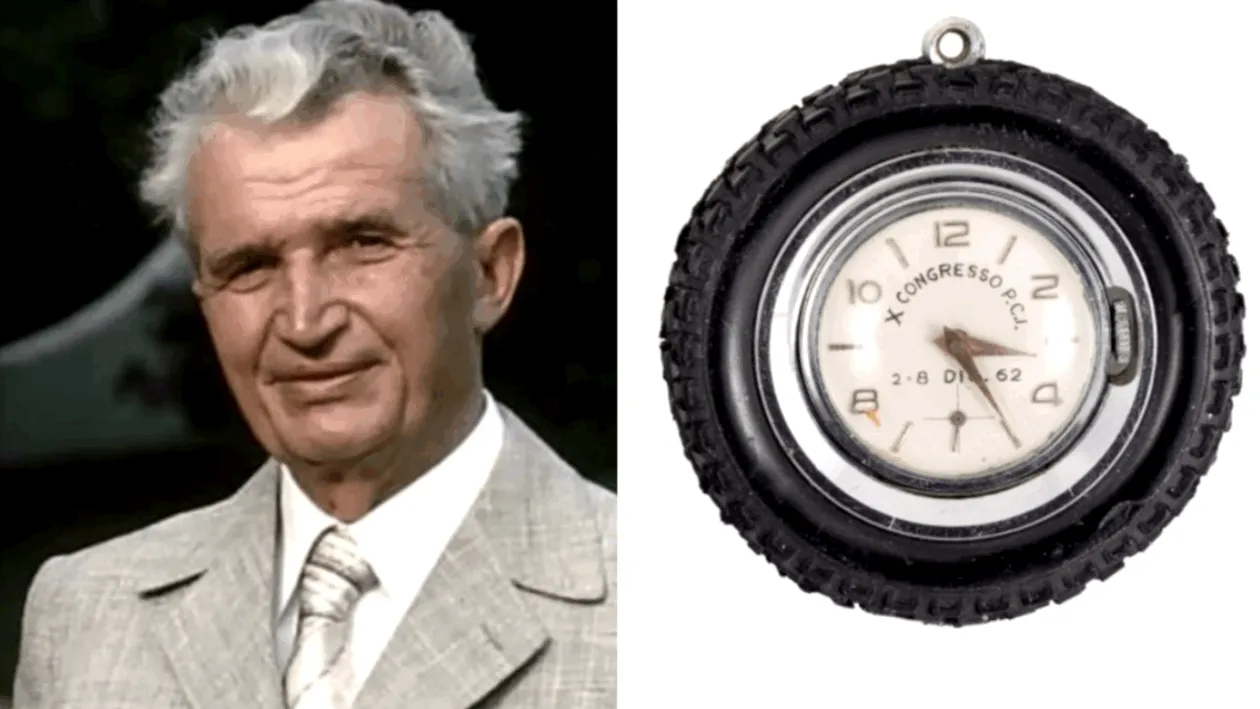 Cât costă ceasul de buzunar Monthal, deținut de Nicolae Ceaușescu. Poți să-l cumperi și tu!