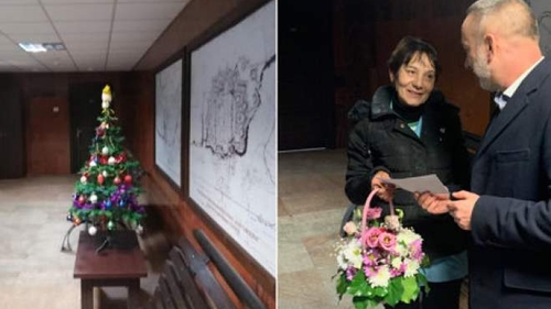 Doamna Lenuța, îngrijitoarea toaletei publice din Cetatea Alba Carolina, a fost premiată