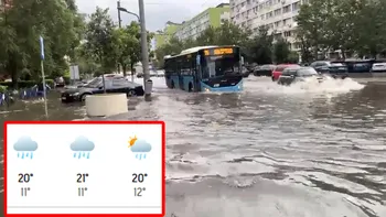 Plouă 8 zile fără oprire în București. Pe ce dată vine „potopul”, potrivit meteorologilor Accuweather