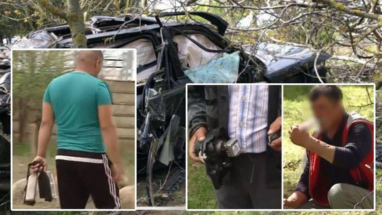 Sătenii din Săcele au returnat bunurile din mașina lui Răzvan Ciobanu: o biblie, sticle cu...