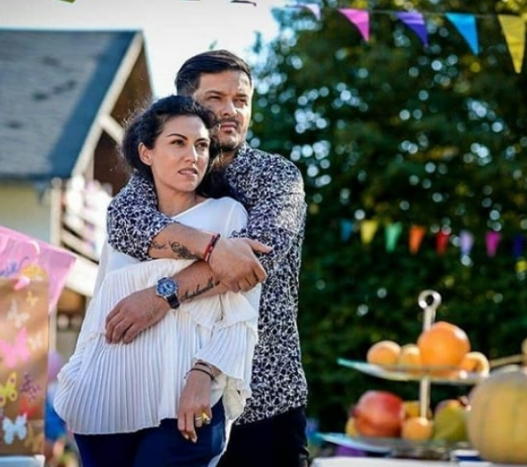 Doinița Oancea și Liviu Vărciu pe platourile de filmare