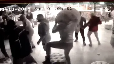 Noi imagini cu ucigașul din Mediaș! Conflictul a pornit din club VIDEO