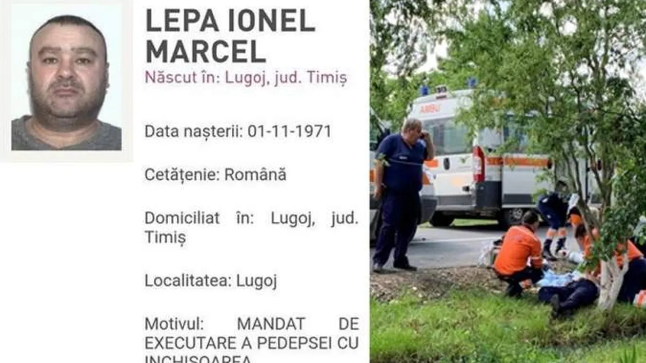 Recidivistul care l-a împușcat mortal pe polițistul din Timiș a fost prins!