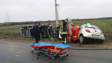 Tragedie pe o şosea din Alba! O persoană a murit, trei au fost rănite
