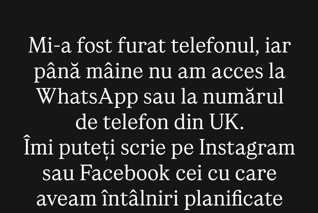 Sursa foto Instagram