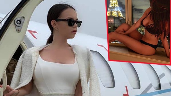 Barbie de România a pozat topless într-un avion de lux. Ce răspuns i-a dat unei prietene care i-a lăsat un comentariu sincer