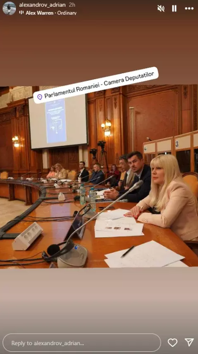 Elena Udrea, prima vizită în Parlament după ce a fost eliberată din închisoare/ sursă foto: Instagram