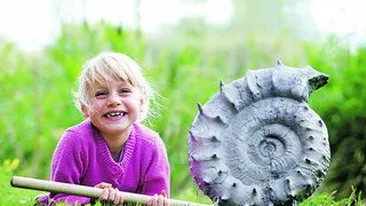 Descoperire fabuloasa a unei fetite! A gasit o fosila de 160 de milioane de ani