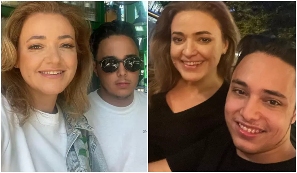 Cristina Bâtlan și Adrian, fiul ei / Foto: Facebook
