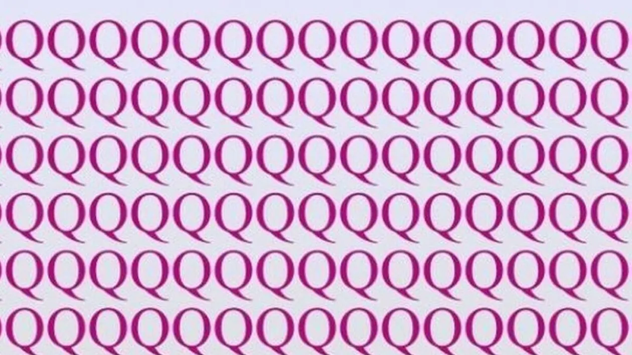 Test de inteligență | Numai geniile cu IQ peste 140 văd litera 'O' în doar 10 secunde!