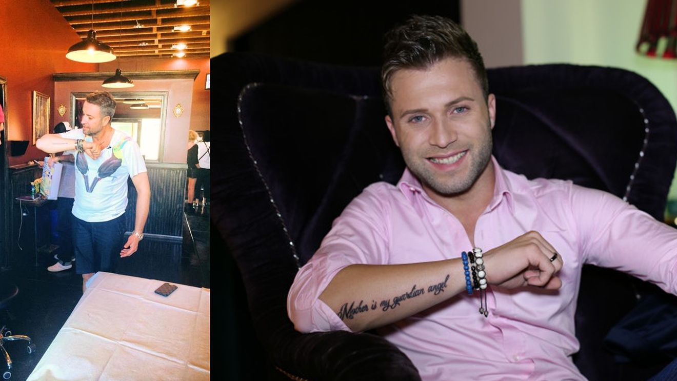 Cine pe cine copiaza? Botezatu si-a facut un tatuaj intocmai ca sosia lui, un cunoscut prezentator TV!