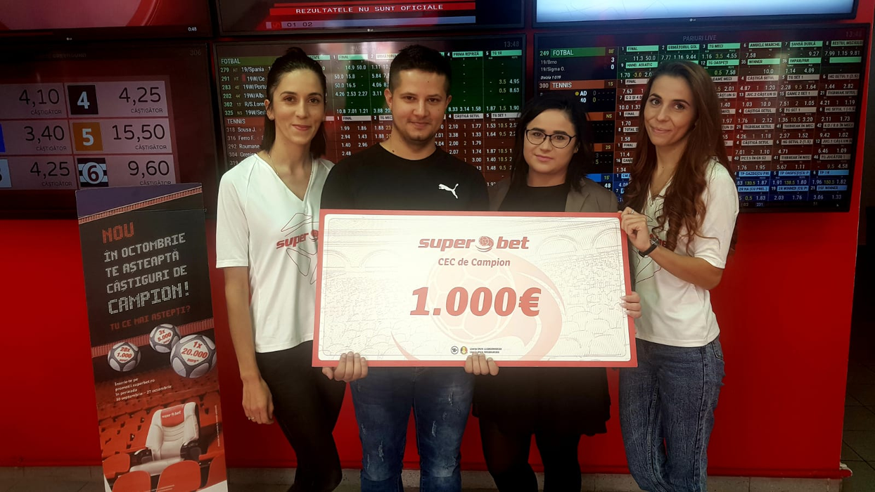 Superbet a creat un nou campion la câștiguri. Luni se extrage Marele Premiu!