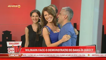 Wilmark a zăpăcit-o de tot! Vezi cum a dat-o pe spate pe Ilinca Vandici şi cum a reacţionat prezentatoarea CANCAN TV