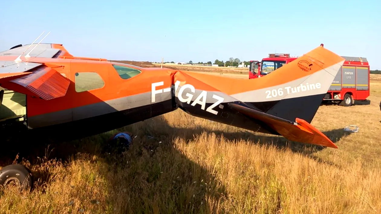 Incident cu un avion privat pe aeroportul din Tuzla. Sunt mai mulți pasageri răniți