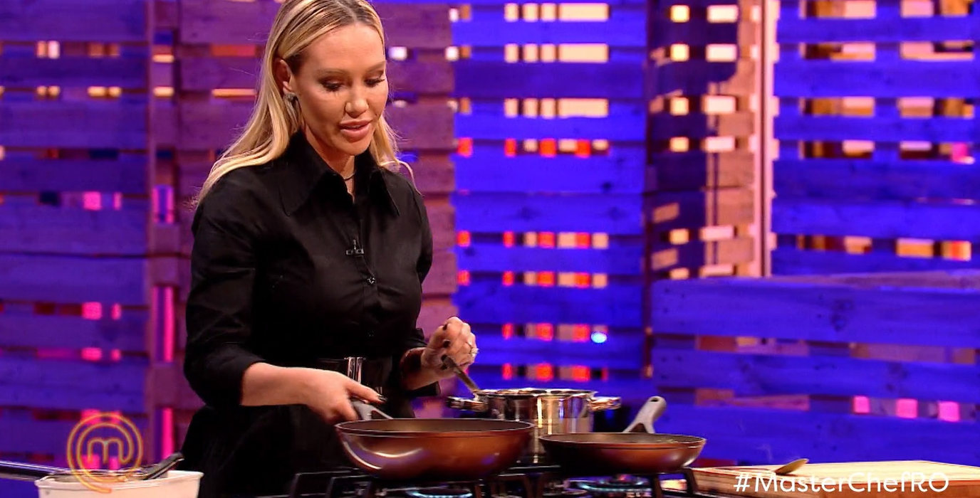 Raluca Podea, în lacrimi la MasterChef unde a avut și un incident. Ce a spus vedeta despre Florin Pastramă, fostul logodnic