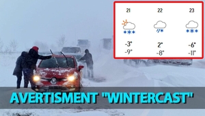 Avertisment "wintercast" emis de meteorologii Accuweather: Ninsori abundente în România