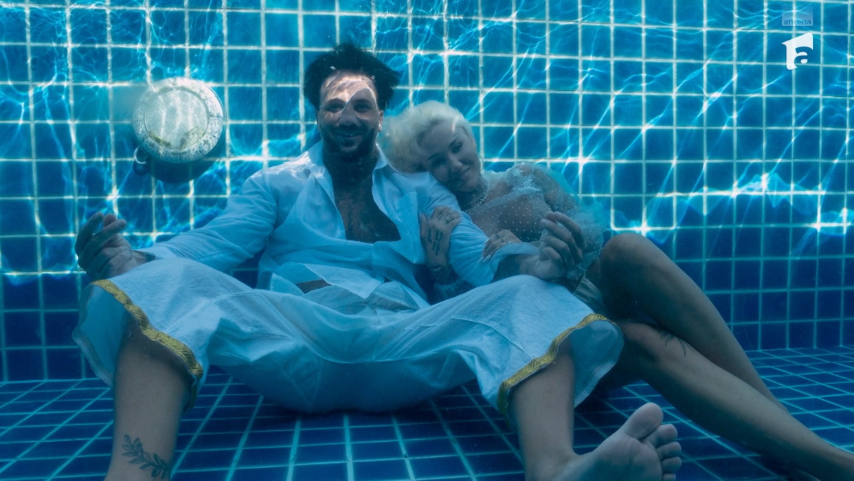 Marcel Maluma și ispita Frankie/ sursă foto: captură viedeo Antena Play