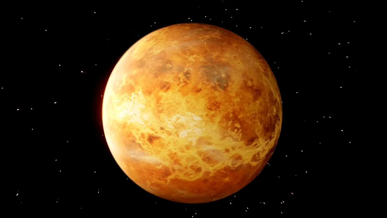 Venus e singura planetă care se rotește invers. Soarele răsare din vest și o zi are 5.832 de ore (243 de zile). Care e motivul rotației retrograde, de fapt