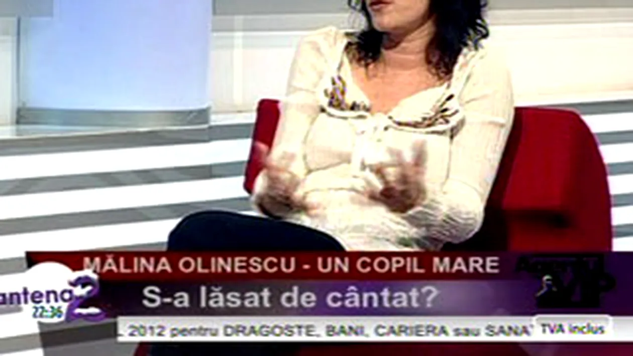 VIDEO Ce spunea Malina Olinescu despre ea: La cat de fraiera si sensibila sunt, nu stiu daca o sa apuc vreodata sa manipulez pe cineva!