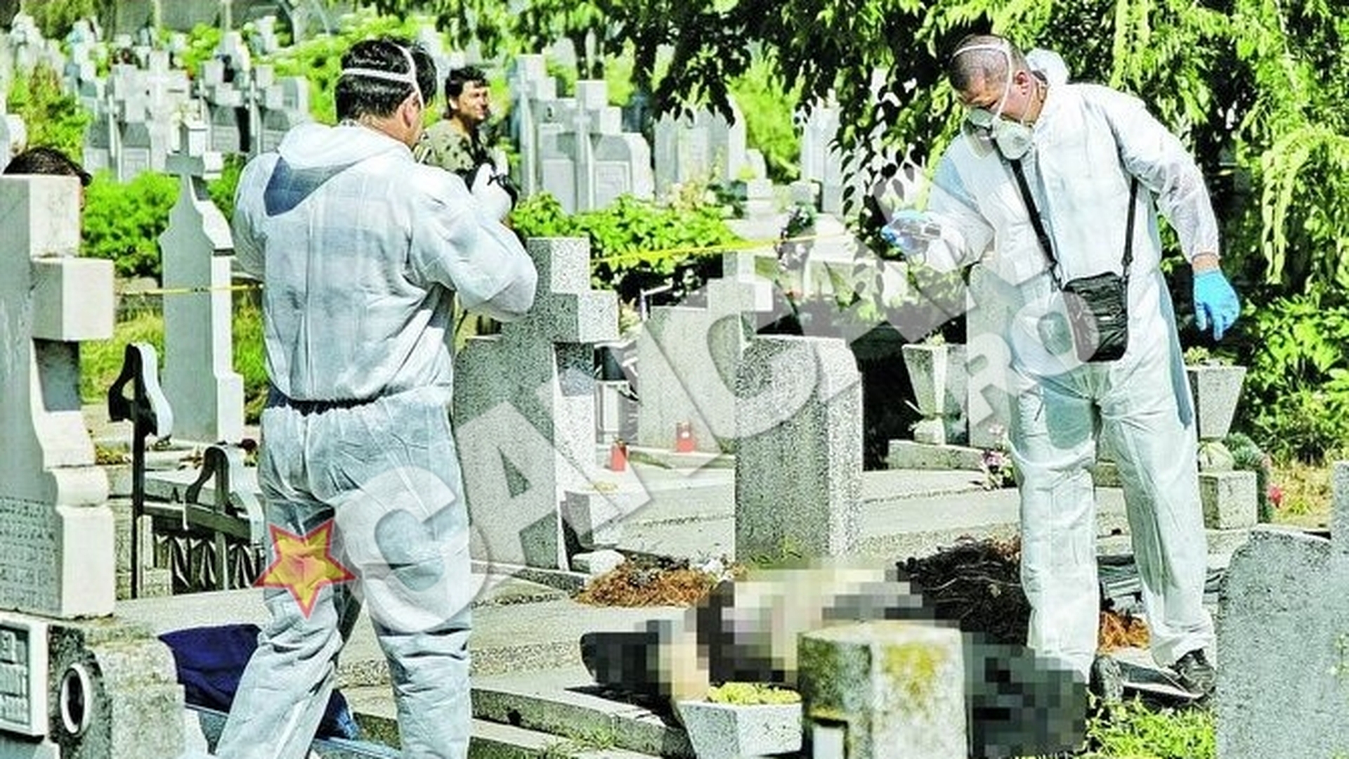 Un barbat din Timisoara a fost strivit sub piatra funerara a nevestei. Si-a gasit sfarsitul pe mormantul sotiei