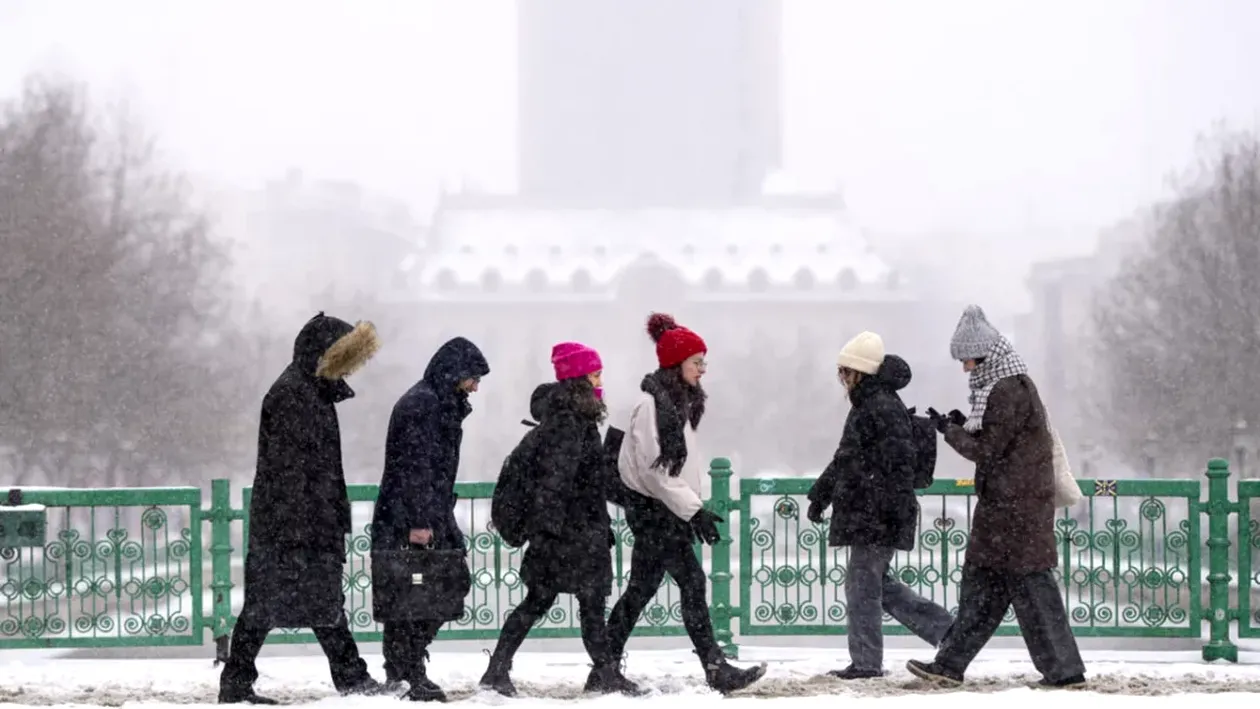 Vortexul polar aduce o lună decembrie cum n-am mai avut demult! Se întoarce iarna adevărată