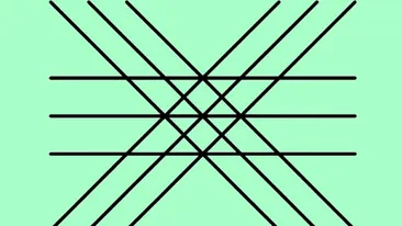 Test de inteligență exclusiv pentru genii | Câte triunghiuri sunt în această poză, în total?