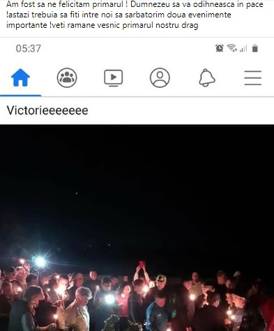 Învingătorul decedat de COVID al alegerilor din Deveselu, omagiat la mormânt de săteni. „Domnu primar, să știți că i-am bătut la c#$%l gol!”