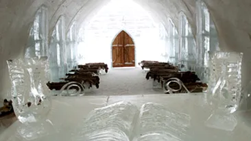 Poti sa-ti faci sarbatorile intr-un hotel de gheata