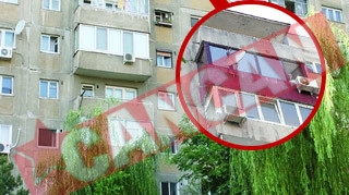 S-a aruncat din casa profesoarei de romana