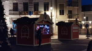 Târgul de Crăciun din Craiova a fost închis de DSV, la nicio oră de la deschidere