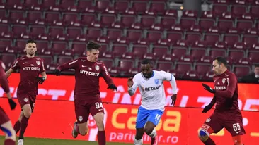 Remiză albă în „Gruia” între CFR și Universitatea pentru FCSB!