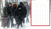 Vine iarna! Pe ce dată exactă va fi prima ninsoare în București și în marile orașe din România