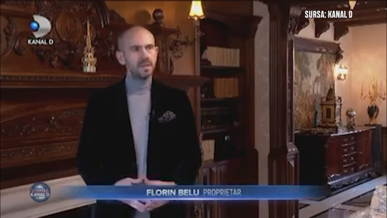 Florin "Ureche" și-a prezentat casa la TV