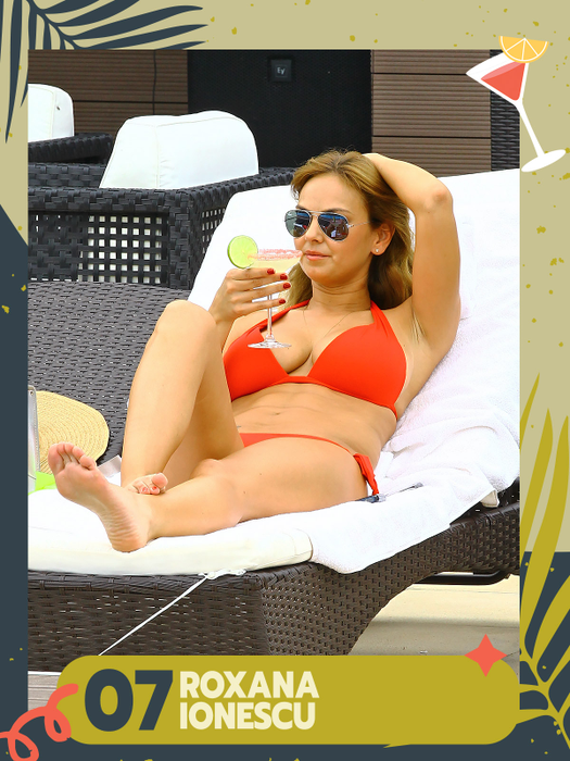 TOP 50 de vedete care ridică paharul în cinstea voastră, în costume de baie! Anna Lesko, Gina Pistol, Delia, Daniela Crudu… Cu cine ciocniți?