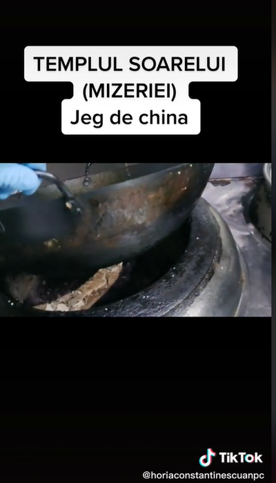 Șeful ANPC a sesizat o serie de nereguli în cadrul restaurantului „Templul Soarelui” din București. Sursă: captură video