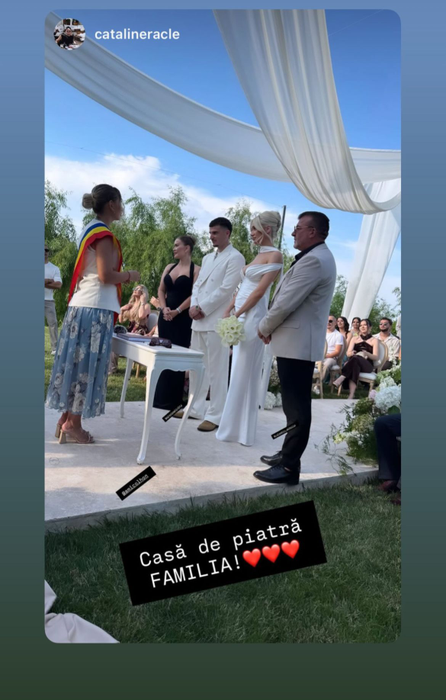 Vara nunților la echipa națională. Valentin Mihăilă s-a căsătorit cu Ami într-un decor de poveste