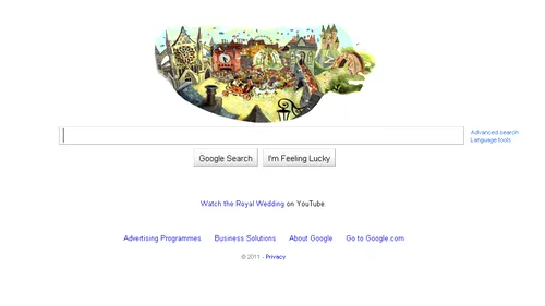 Google si-a modificat logoul cu ocazia nuntii regale