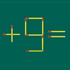 Test IQ cu chibrituri | Mutând un singur băț, transformați 9+9=8 într-o egalitate corectă