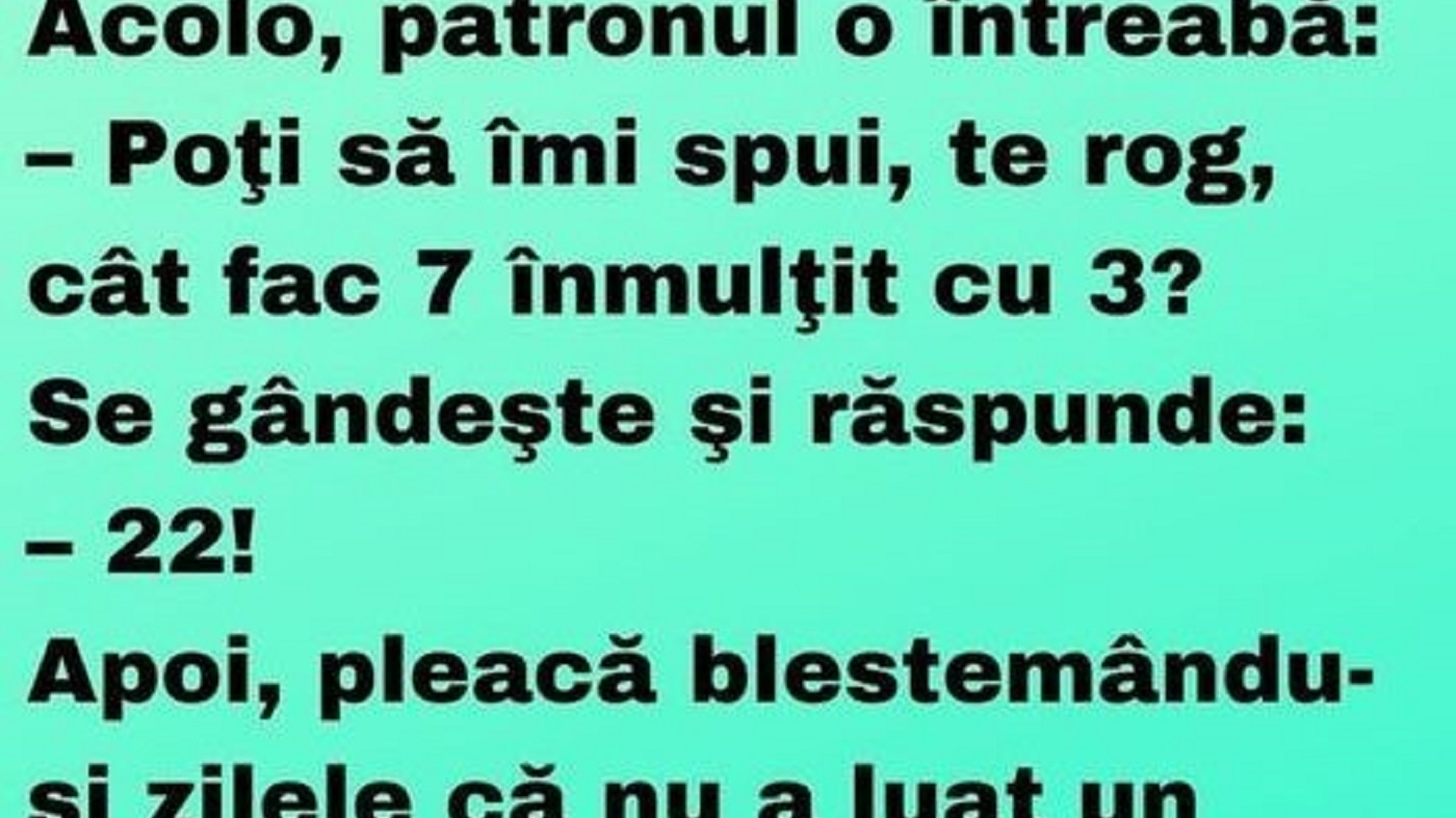 BANC | ,,Apare în presă un anunţ pentru un post de secretară”
