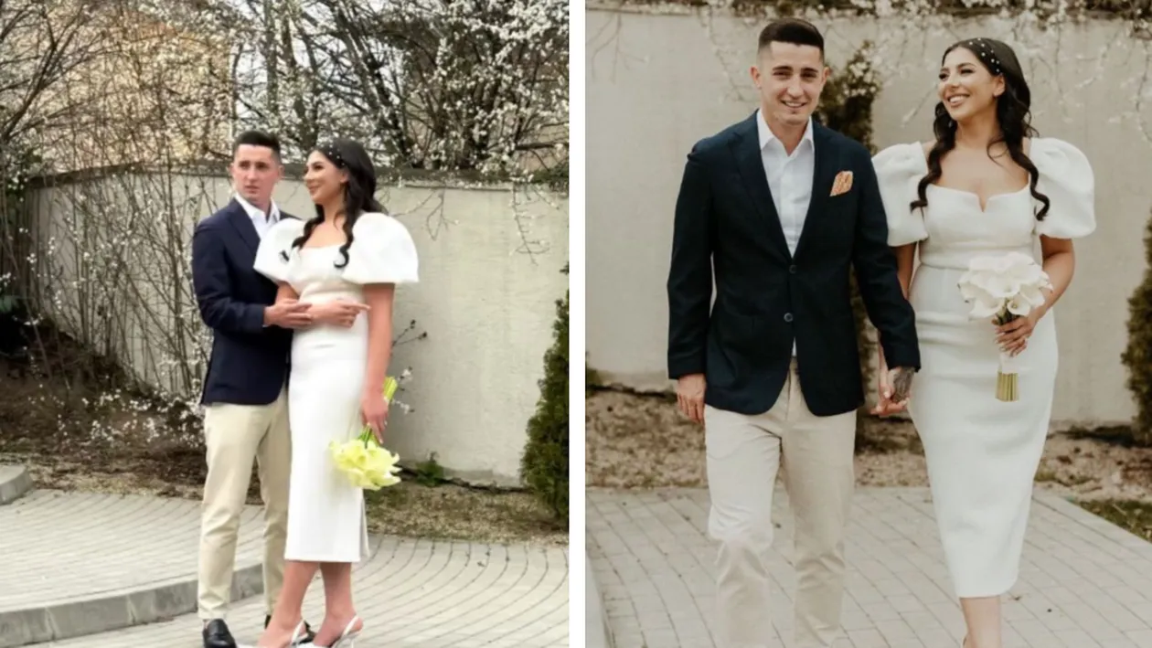 Steliano FIlip și iubita sa, Fiviane, s-au căsătorit! Imagini de la fericitul eveniment