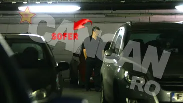 Serban Huidu s-a ascuns intr-o parcare sa incheie niste tranzactii! A stat pitit in masina, in timp ce soferul i-a tinut de sase!